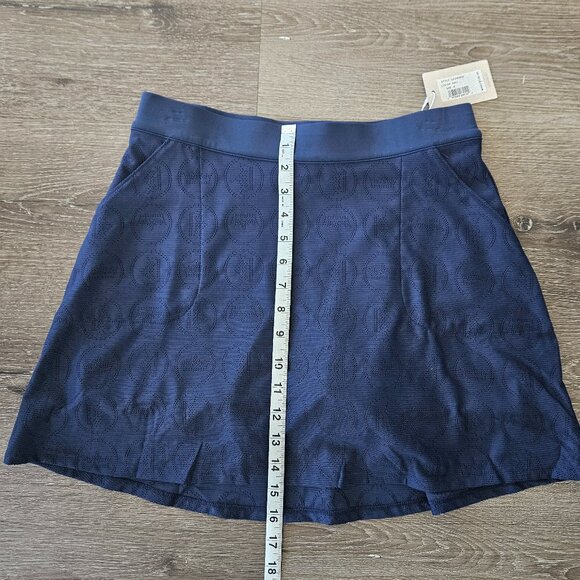NWT Womens Peter Millar Crown Eyelet Sally SkortColor: NavySize: Medium